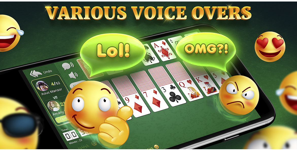 solitaire pros various voice overs